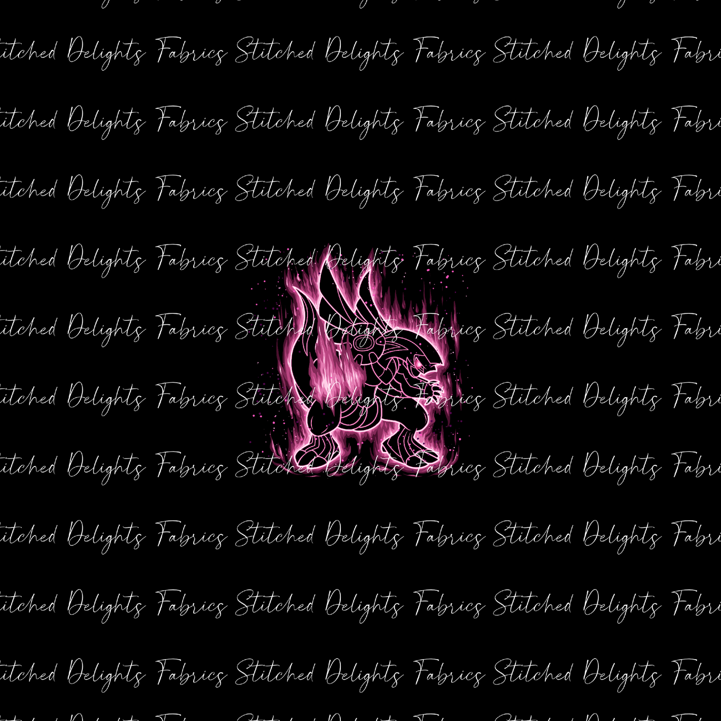 Poke Silhouettes Palkia Panel