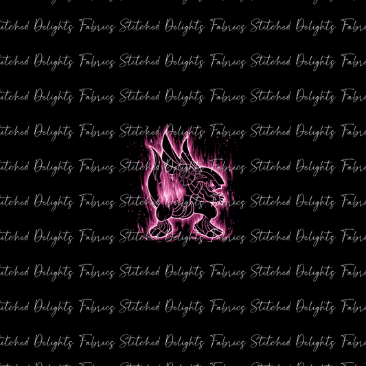 Poke Silhouettes Palkia Panel
