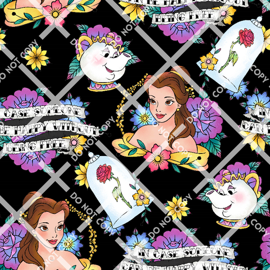 Princess Tattoos Belle Banner