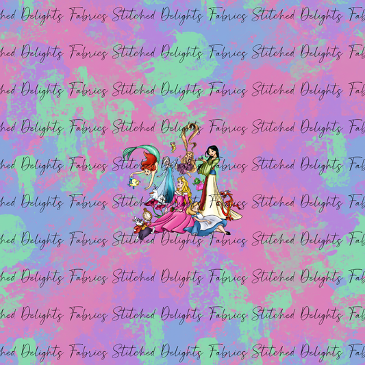 Princess Heels Light Paint Splats Princesses & Sidekicks Panel