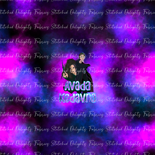 Arry Potta Bellatrix Purple Flames Panel