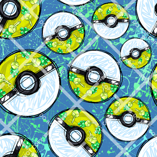Poke Dogs Grass Poke Balls