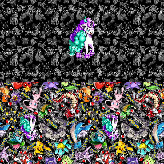 Playing Poke Ponyta Black Undie Panel