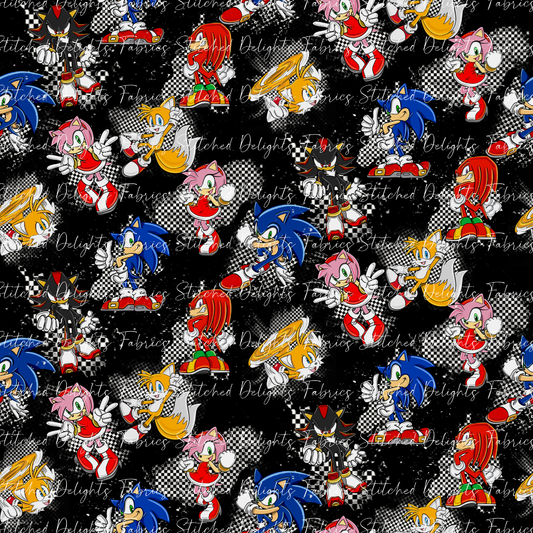 Sonic Rings Checkers Scattered