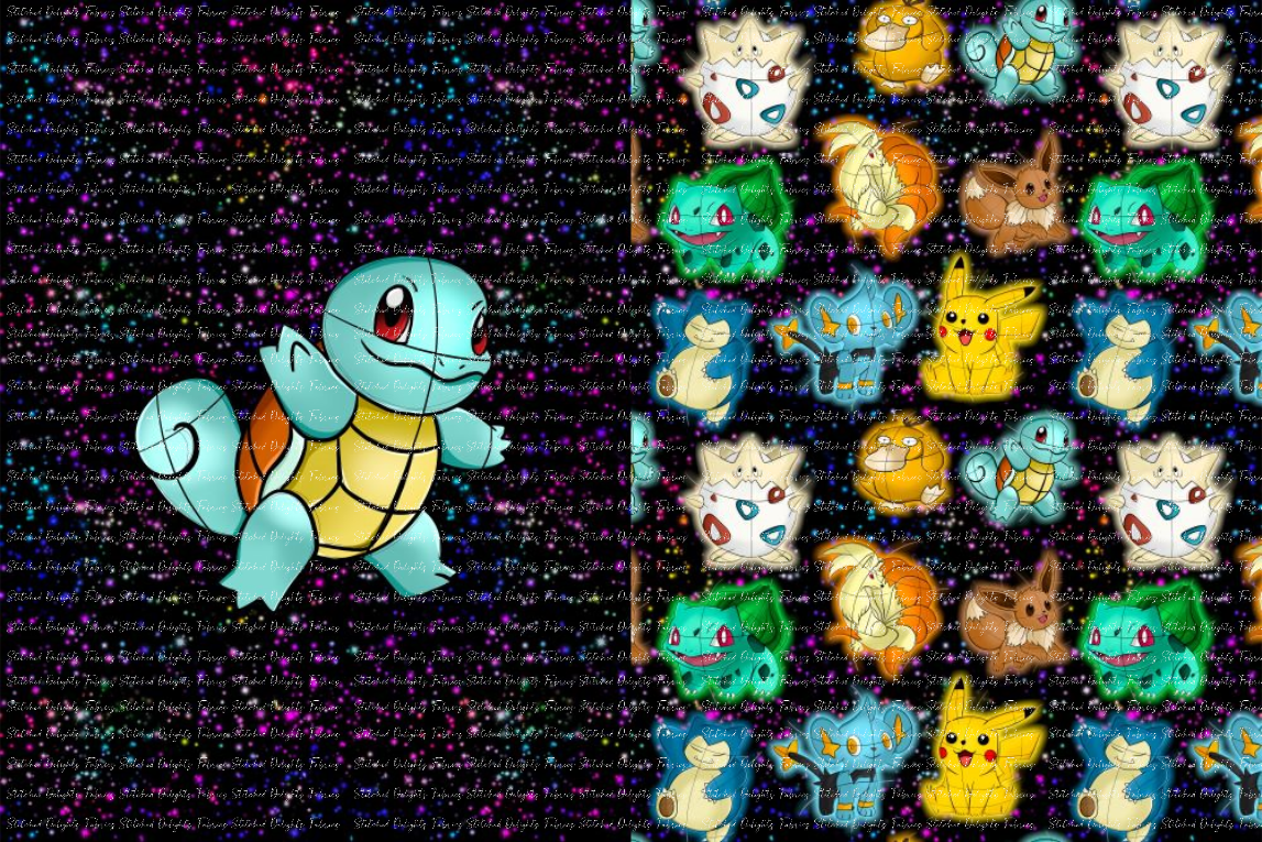 Bright & Shiny Squirtle Blanket Panels