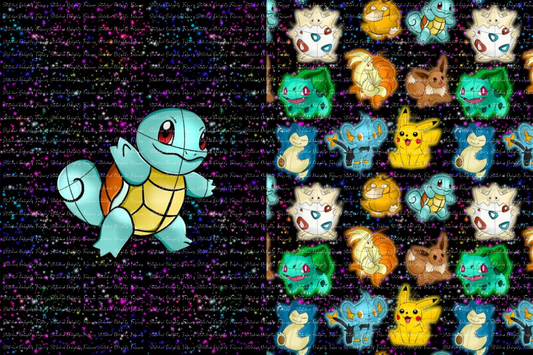 Bright & Shiny Squirtle Blanket Panels