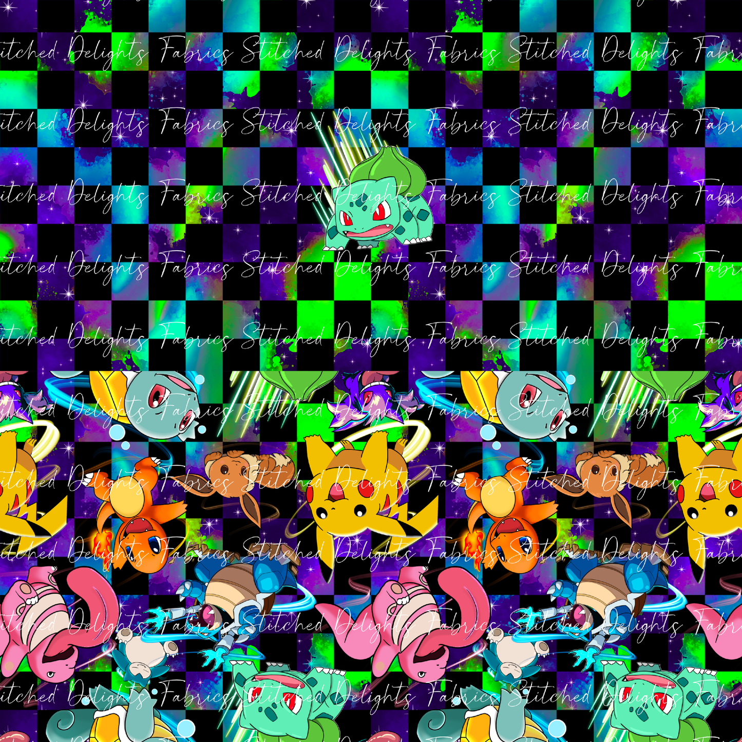 Galaxy Checks Bulbasaur Undie Panels