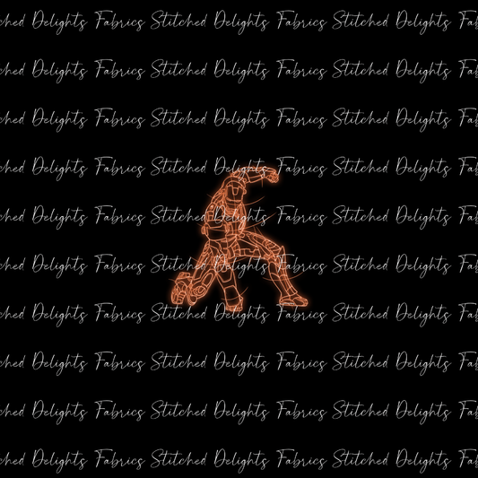 Neon Superheroes Ironman Panel