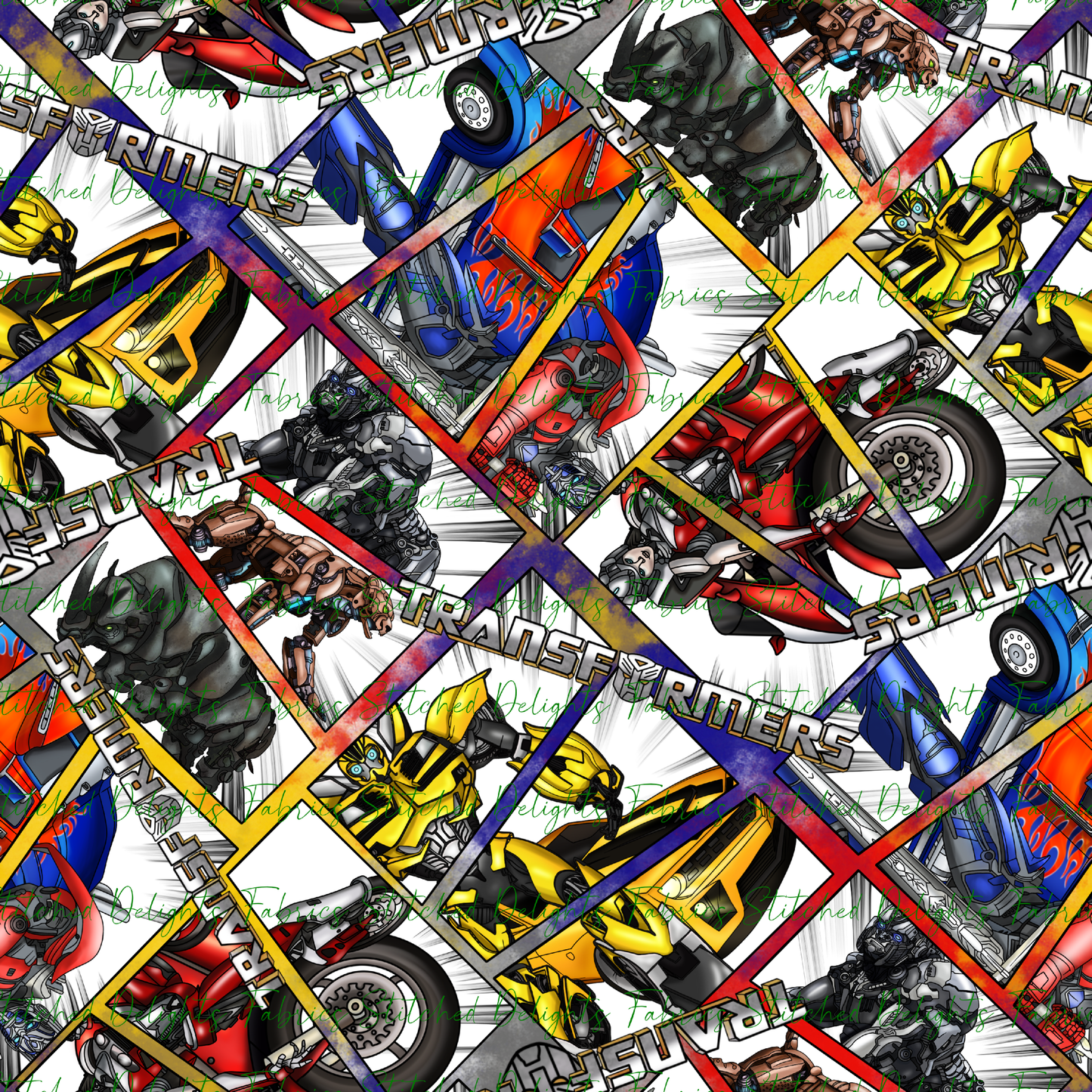 Transformers Autobots & Maximals Comic Colourful