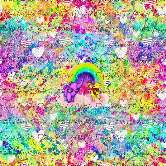 Love & Friends Rainbow Friends Bright Rainbow Panel