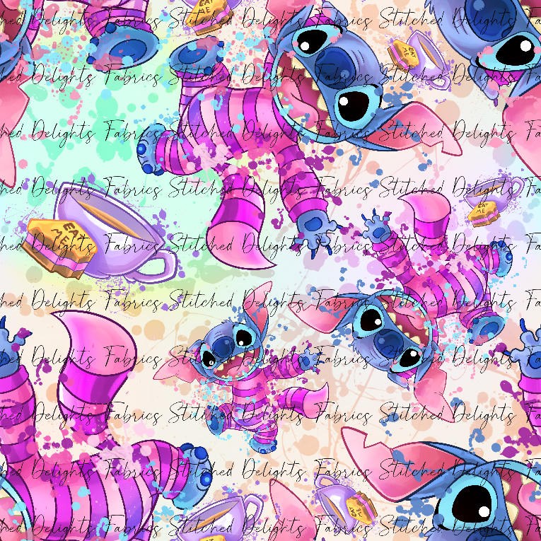 Stitch Cosplay Cheshire Rainbow