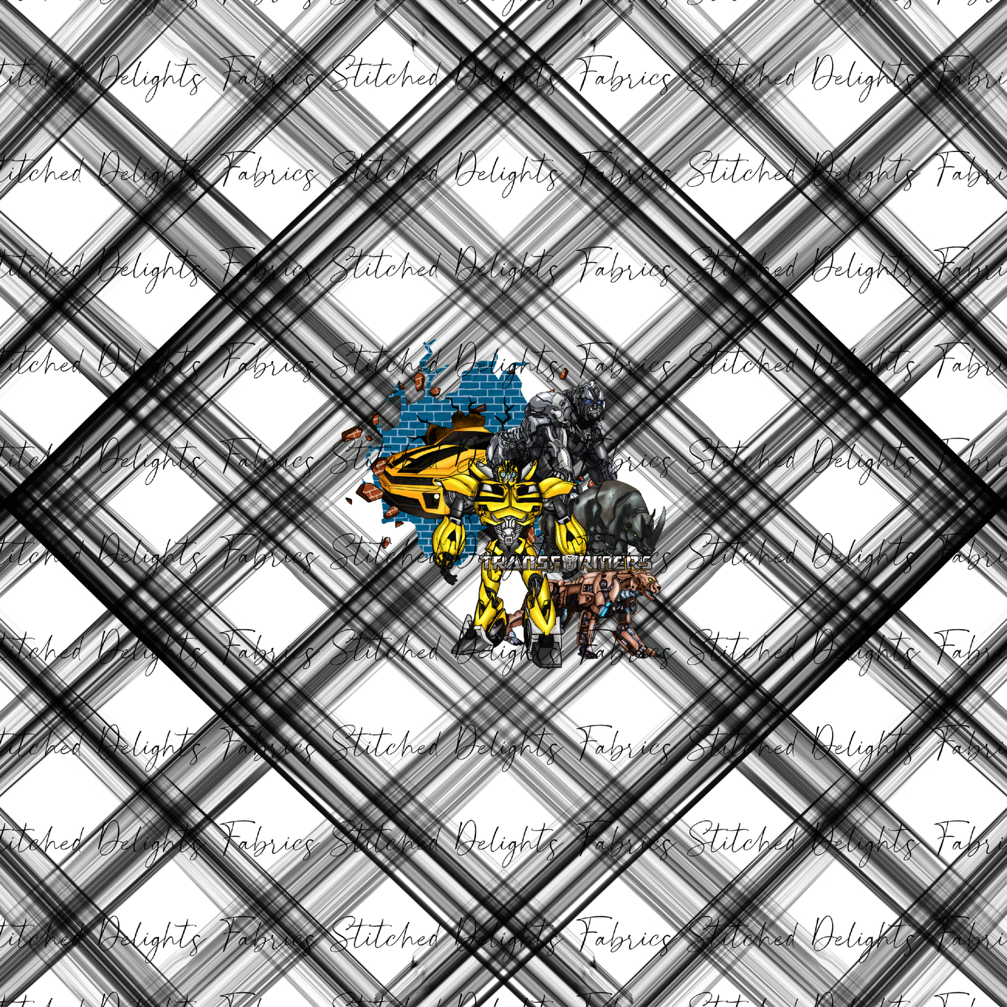 Transformers Bumblebee & Maximals Criss Cross Panel