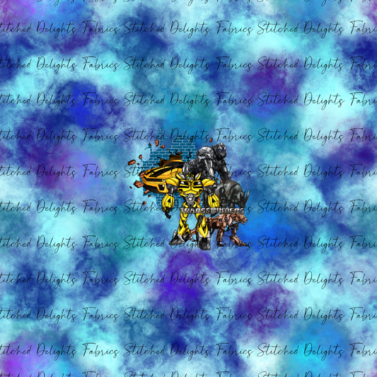 Transformers Bumblebee & Maximals Blue Panel