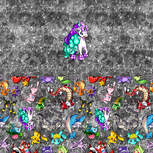 Playing Poke Ponyta B&W Galaxy Undie Panel