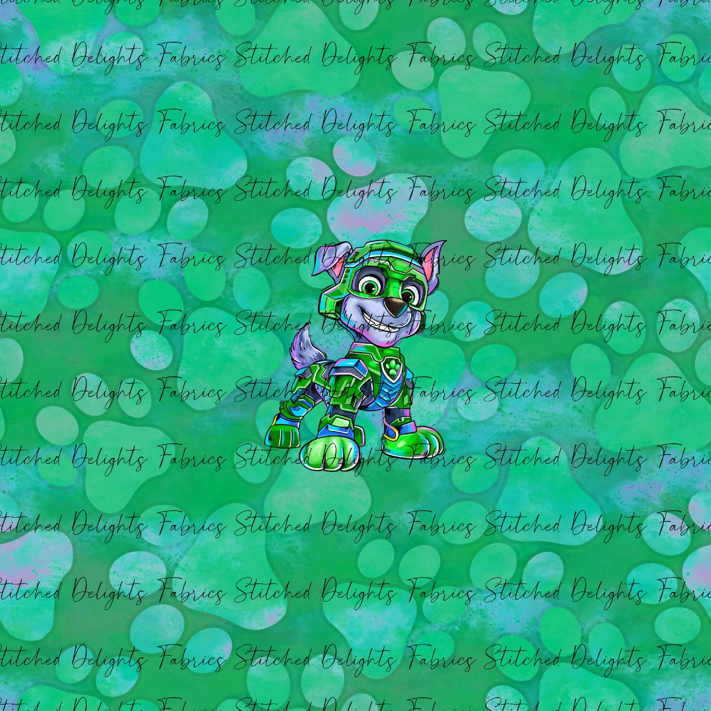 Mighty Pups Green Rocky Panel