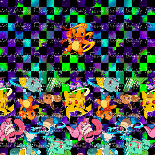 Galaxy Checks Charmander Undie Panels