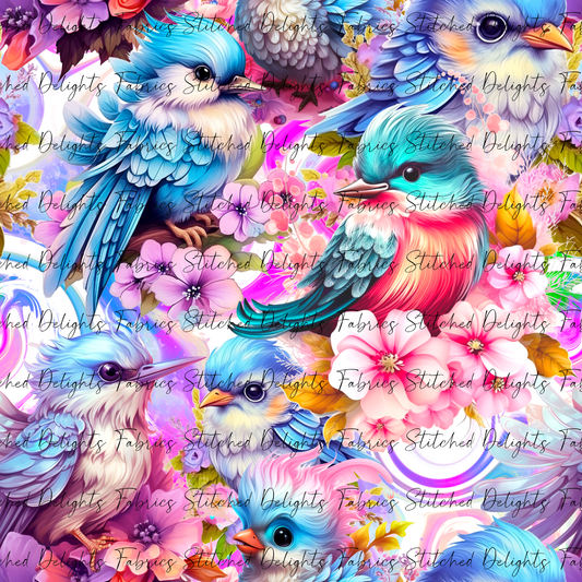 Fairy Birds Blue