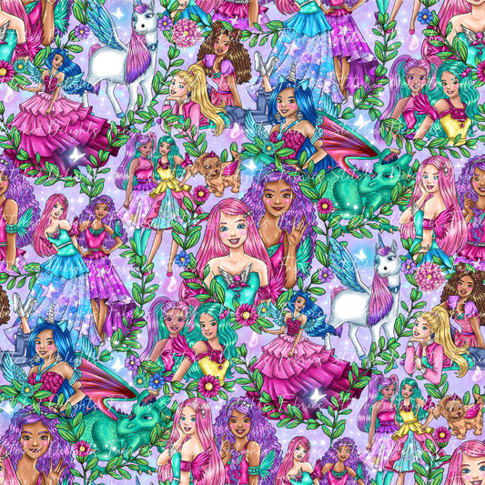 Barbie's Magical Touch Stacked Garden Blue Gem