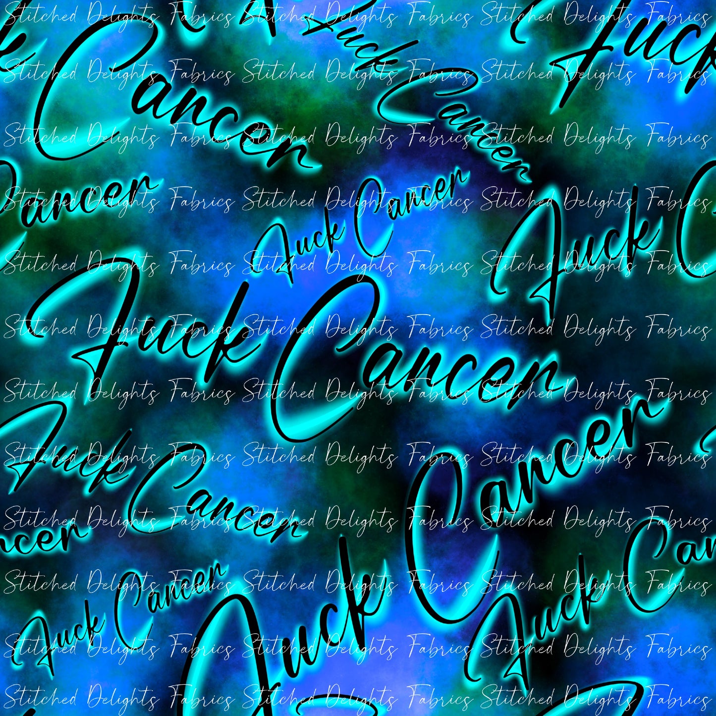 F*ck Cancer Blue