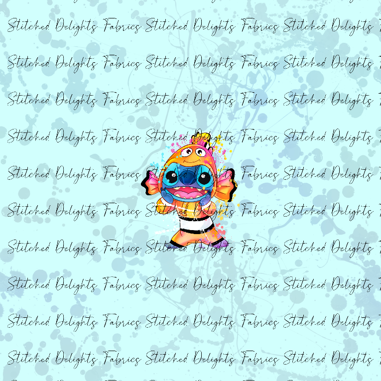 Stitch Cosplay Clown Fish Panel