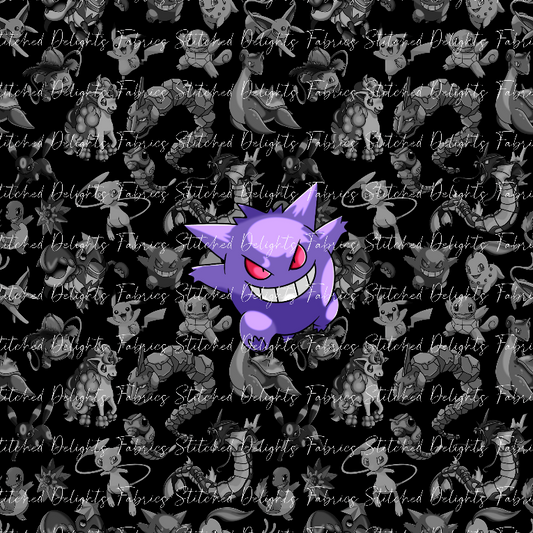 Playing Poke Black Gengar Panel