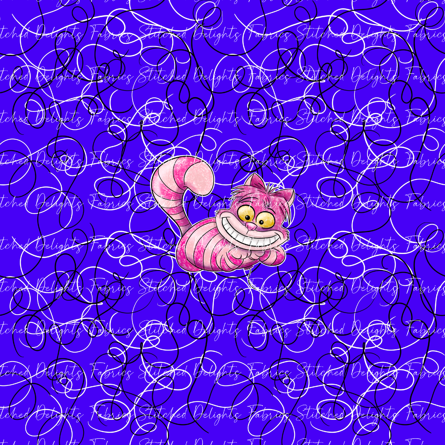 Air Heads Purple Lines Cheshire Cat Panel