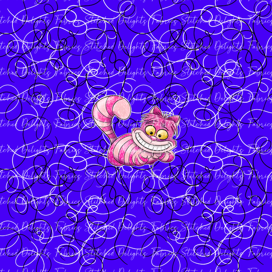 Air Heads Purple Lines Cheshire Cat Panel