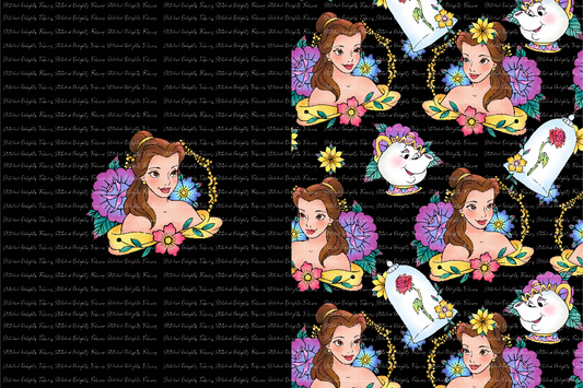 Princess Tattoos Belle Blanket Panels