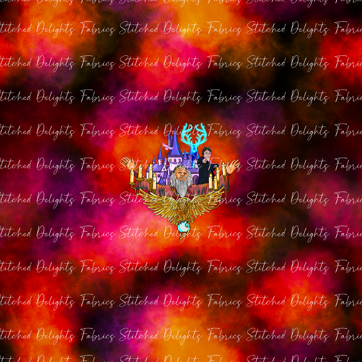 Arry Potta Castle Red Flames Panel
