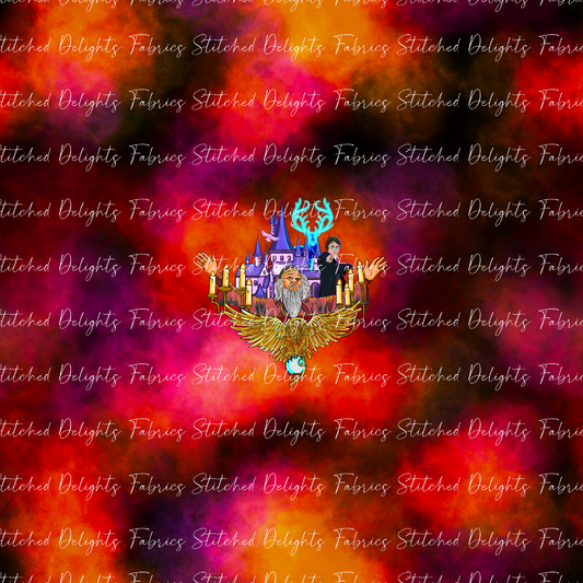 Arry Potta Castle Red Flames Panel