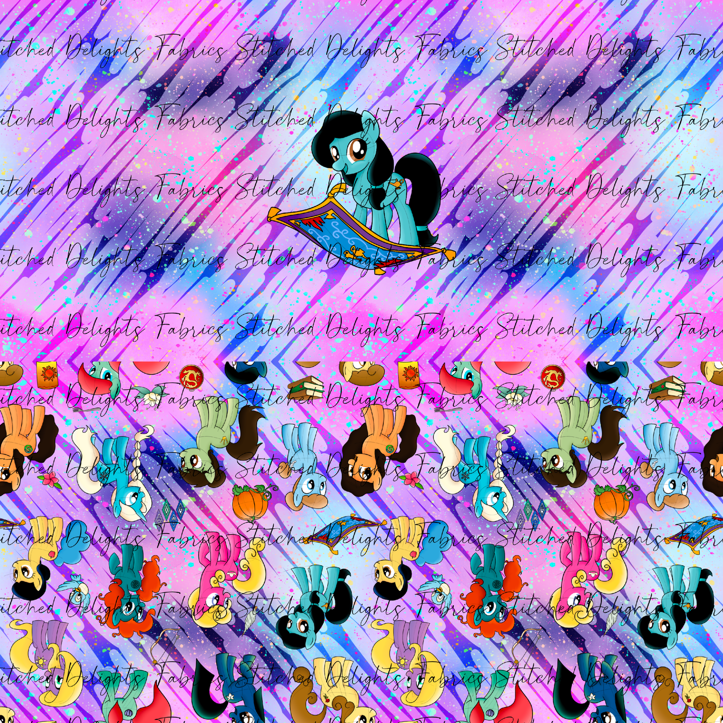 Agrabah Princess Pony Undie Panel