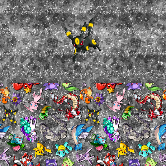 Playing Poke Umbreon B&W Galaxy Undie Panel