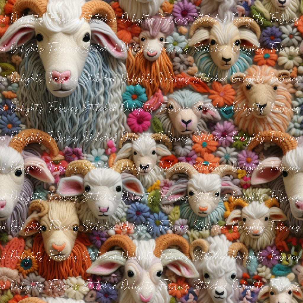 Sheep Embroidery