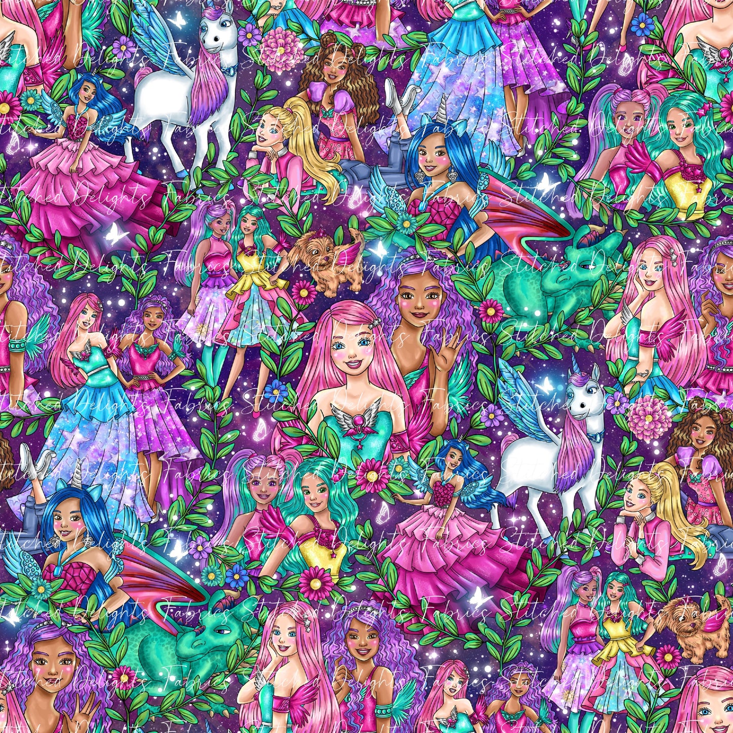 Barbie's Magical Touch Stacked Garden Galactic Sky
