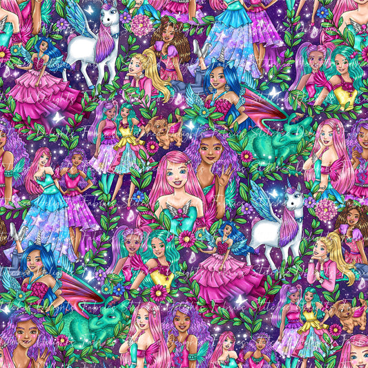 Barbie's Magical Touch Stacked Garden Galactic Sky