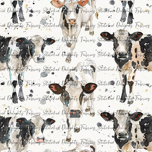 Floral Animals Cow 3