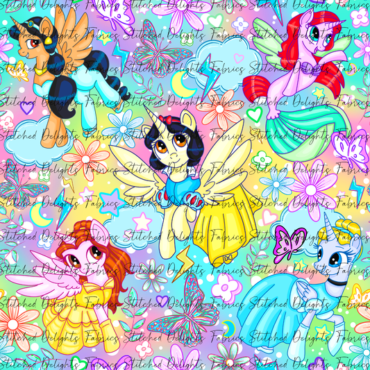 Ponies Princesses Rainbow