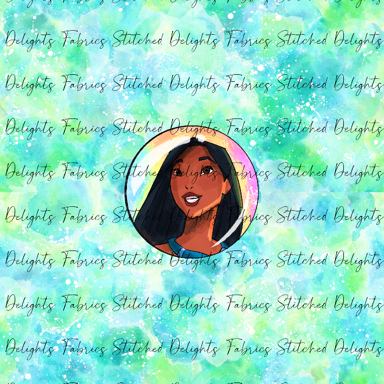 Fantasy Bubbles Pocahontas Panels