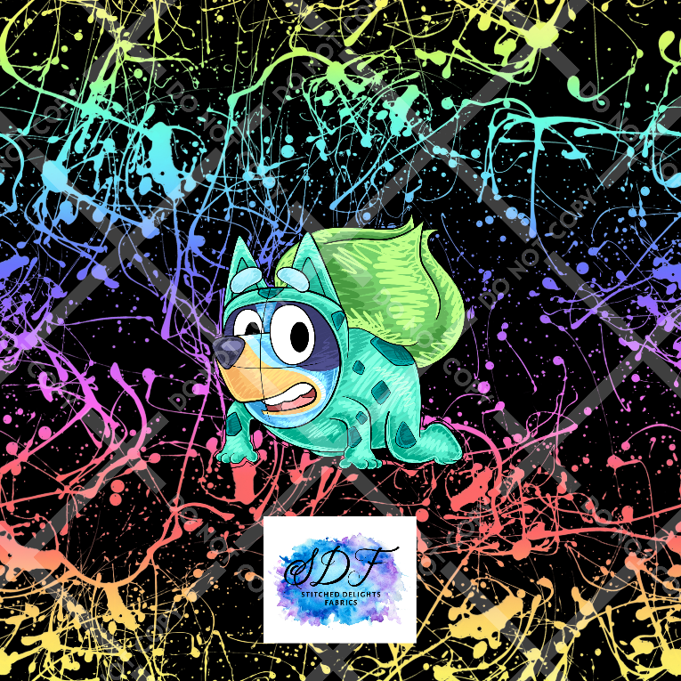 Poke Dogs Grass Costume Panel