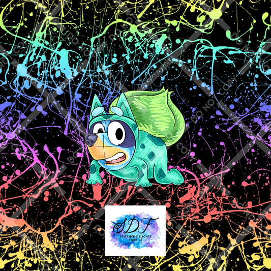 Poke Dogs Grass Costume Panel