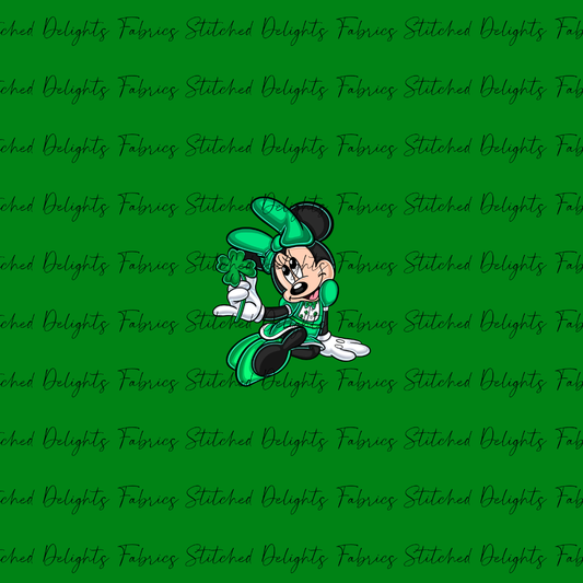 St Patricks Day Minnie Panel