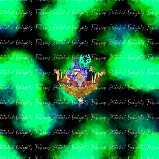 Arry Potta Castle Green Flames Panel