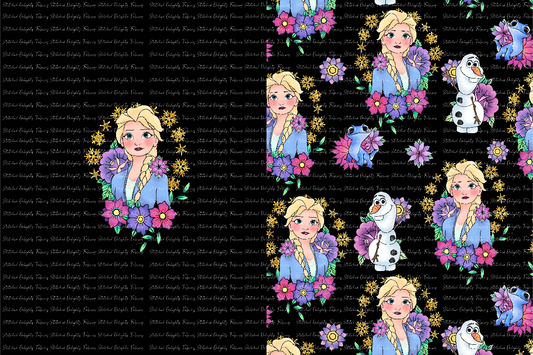 Princess Tattoos Elsa Blanket Panels