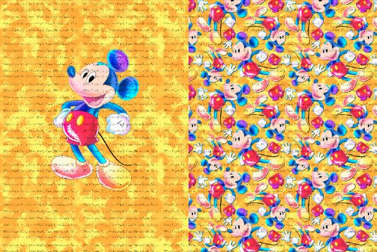 Mouse & Friends Mickey Blanket Panels