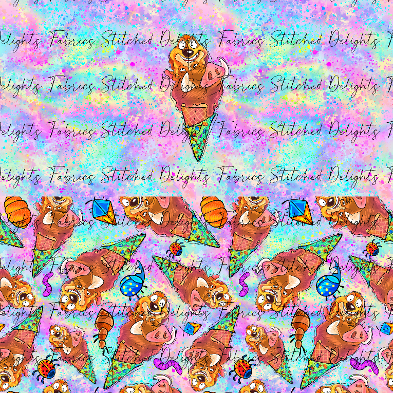 Meerkat & Pig Icecream Undie Panels