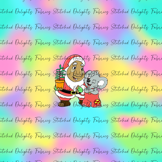 Blinky Xmas Blinky & Santa Rainbow Panel