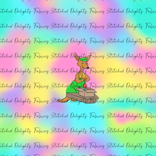 Blinky Xmas Splodge Rainbow Panel