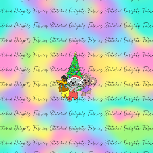Blinky Xmas Tree Rainbow Panel