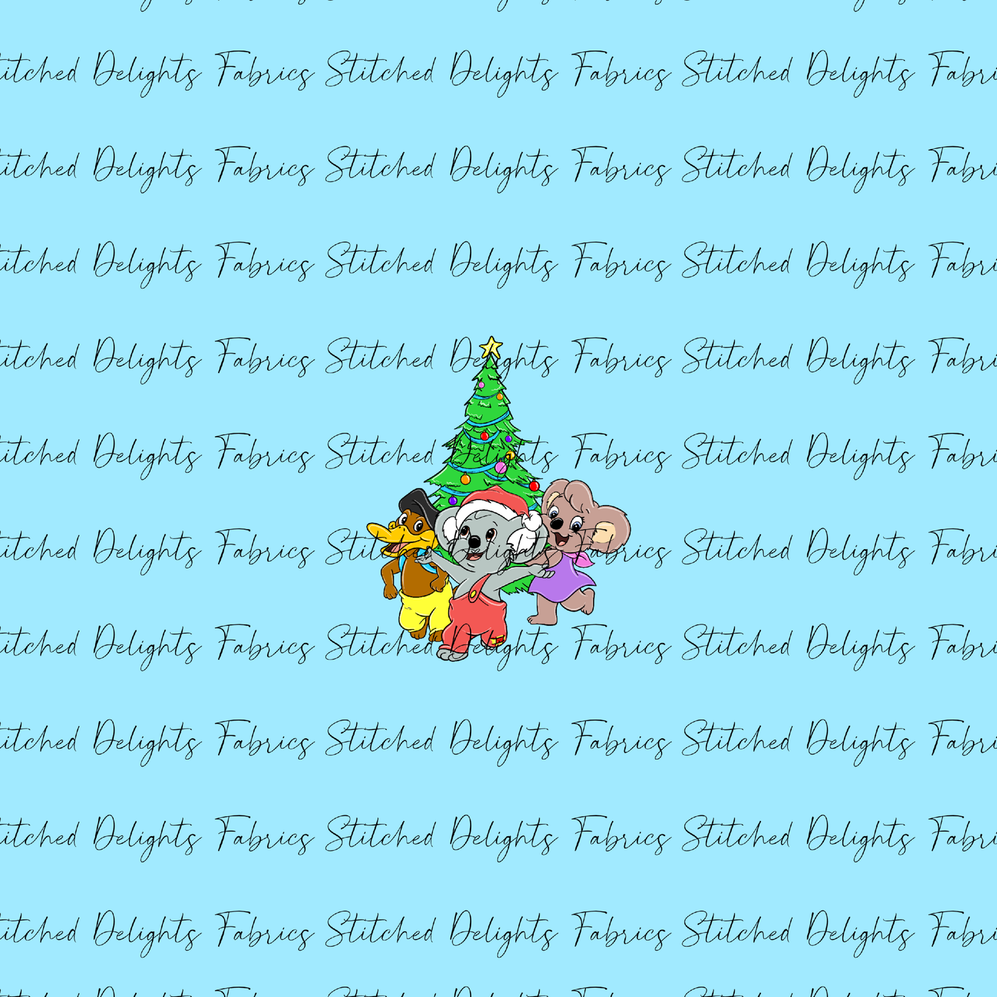 Blinky Xmas Tree Blue Panel