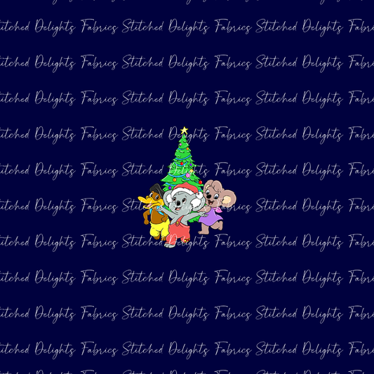 Blinky Xmas Tree Navy Panel